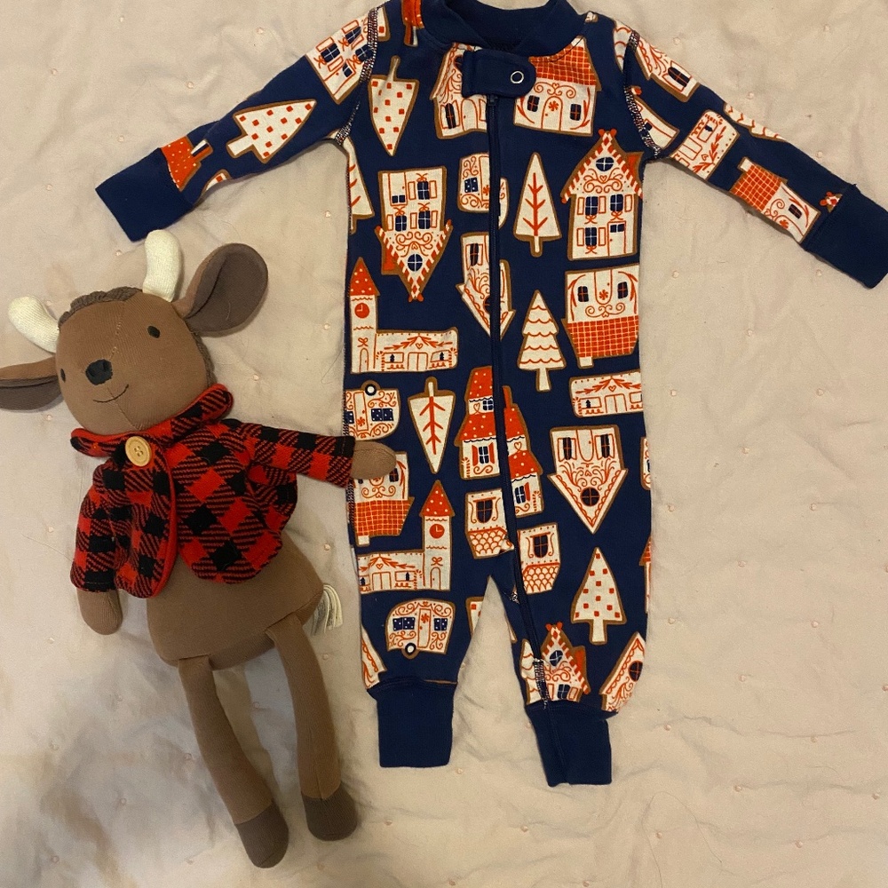 Hannah Anderson Gingerbread House Onesie